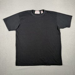 Left Field Sportswear NYC Shirt Mens XL Black Hemp Casual Preppy Tee USA Made