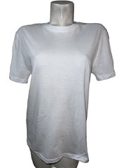 TRUE RELIGION Top Men’s Sz M White Gold Foil Cotton Lightweight SS Crewneck Tee