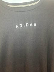 Adidas The Go To Performance Tee Climate Black Logo Size Medium
