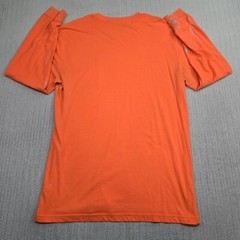 Dickies Shirt Mens Large Tall LTL Orange Painter Long Sleeve Pocket Work T-Shirt