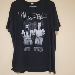 Twins of Evil Zombie Manson T Shirt Rob Zombie Marilyn Manson Pacific XL/XG