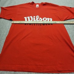 VTG 90s Wilson AthleticWear TShirt Red XXL Retro Classic Sports Streetwear Retro