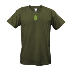 Ukraine Print T-shirt Ukraine Trident Coat of Arms Shirt Zelenskyy Unisex