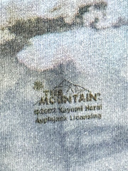 Vintage 2002 The Mountain White Tiger T Shirt USA Tie Dye Nature Tee XL