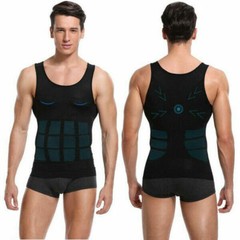 Men’s Slimming Body Shaper Workout Shirt Muscle Sleeveless Bodybuilding Tank Top