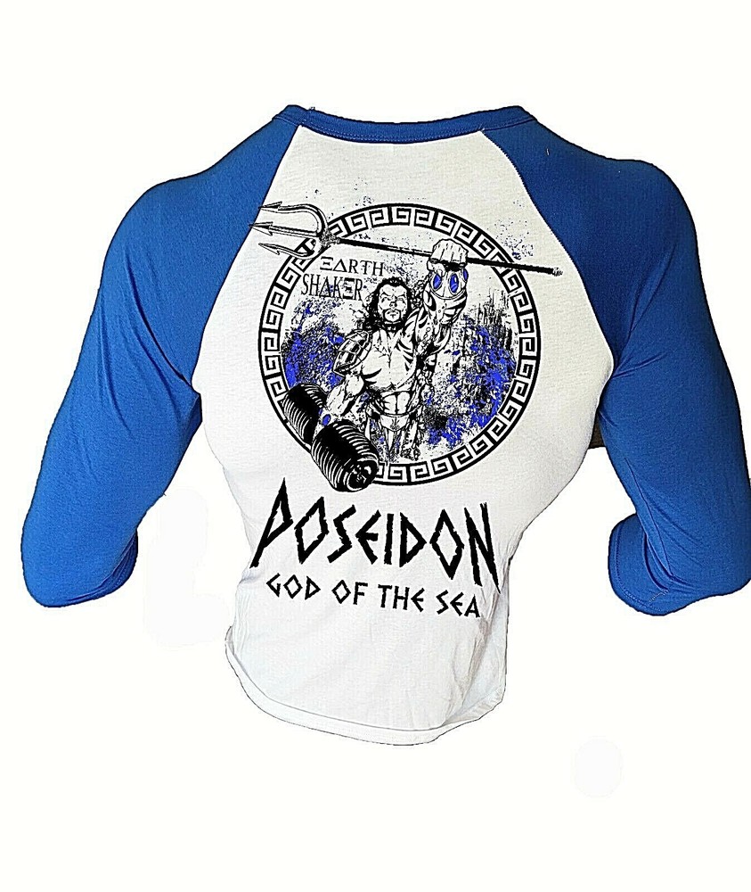 Iron Gods Poseidon Workout TShirt, Mens Gym Shirt, Gym Clothing, Gym Outfit, Gym