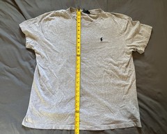 Vintage Polo By Ralph Lauren Tee Shirt Mens Large Gray Single Stitch Pony Logo