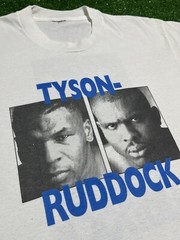 Vintage 1991 Mike Tyson VS Ruddock Mirage Las Vegas Fight T-Shirt Promo 90s XL