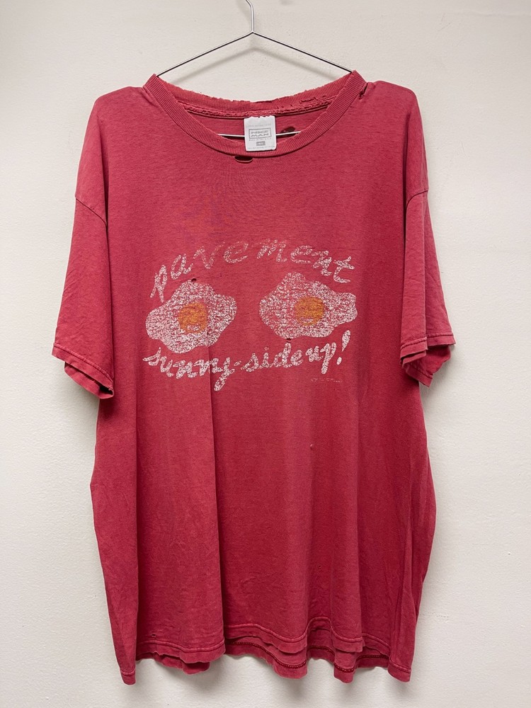 Vintage Pavement Sunny Side Up T Shirt 90s 1990s Original Nice Man Sz XL