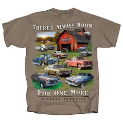 Joe Blow T’s Chevy Always Room For One More Mens T-Shirt Camaro Nova Chevelle