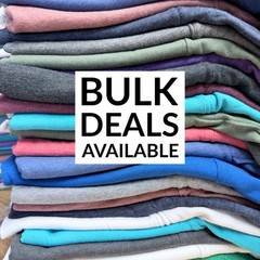 XS Threadfast T Shirts Bulk Lot Up To 72 Blank Tees Reseller Bundle