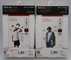 Pair of Thieves Men’s 6 Pack Fitted & Classic Crew Neck T-Shirt White Size XL