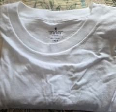 Stafford Classic Fit Heavy Weight Cotton T-Shirt Size 3XL-T Qty 2 NWOT #1