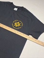 E-4 Mafia T-Shirt Small Admit Nothing Deny Everything Make Counter Accus Black
