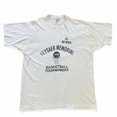 Vintage 1996 Fruit of the Loom Keysaer Memorial Basketball Tournament T-Shirt