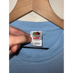 Y2K Old Navy Famous Jeans Shirt Perfect Fit Blue Jean Promo Tee 2000s L Large
