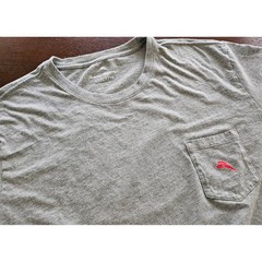 Tommy Bahama Graphic T-Shirt Mens XXXL Gray Always Root For The Underdogs Pocket