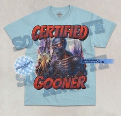Certified Gooner T-Shirt Funny Gen Z Humor Meme Hilarious Graphic Bootleg Shirt