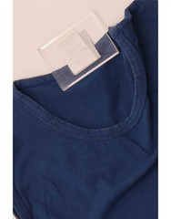 Adidas Mens Vest Top UK 36/38 Small Blue Cotton JG10