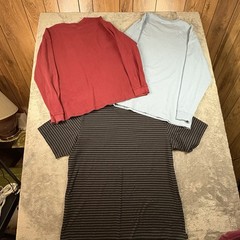 LOT OF 3 Men’s XL Carhartt Henley/Crewneck LS & SS Shirts SEE DESCRIPTION