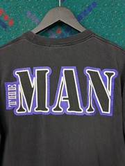 Vintage 2000s Rogue Status The Man Keep Pouring It On T-Shirt Grunge Faded Y2K