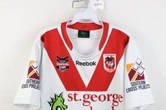 Reebok Authentics St George Illawarra Toyota Cup U20s Game Worn Rugby Jersey XL