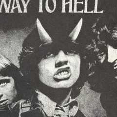 AC/DC Highway To Hell Black Size XL T-Shirt Metal Band Music Rock