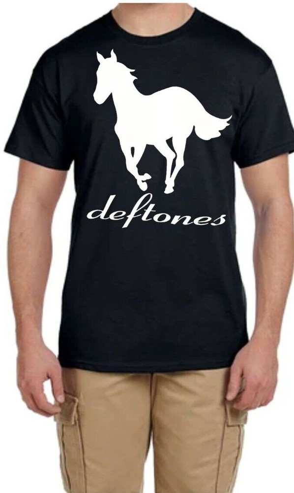 Deftones White Pony Rock Band Black T Shirt