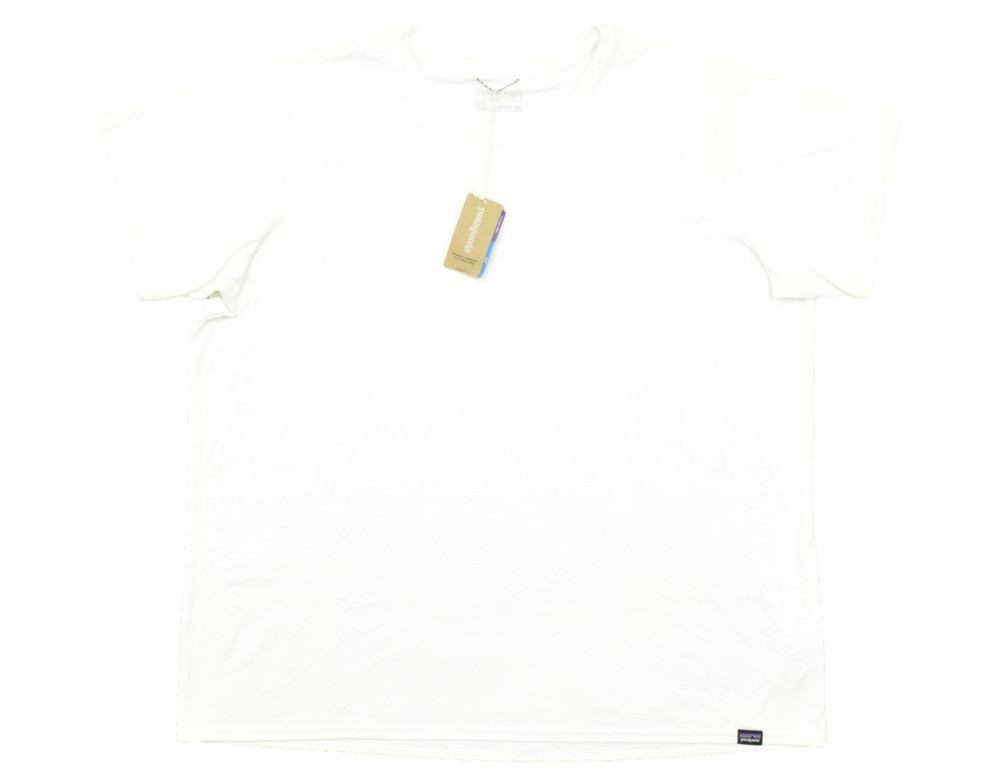 Patagonia Men’s Capilene Cool Daily Shirt Short Sleeve Solid White Size XXL NEW