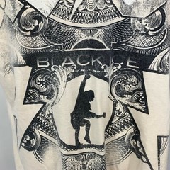 AC DC T-Shirt Black Ice Men XL Live Nation Beige Front Graphic Short Sleeve
