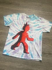 Travis Scott Astroworld Festival Flame Tie Dye Graphic T-Shirt