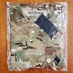 QILO IRREGULARS Long Sleeve Pocket Tee in Multicam