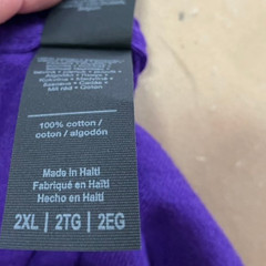 T-SHIRT 2XL PURPLE PROMO FESTIVAL OF UNDISCOVERED GRAPES LOS ANGELES MAR 2026