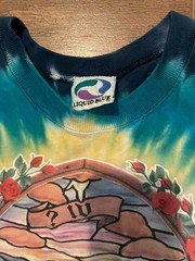 Vintage 90s Grateful Dead Shirt St. Saint Stephen Bear Tie Dye Hippie Band Tee