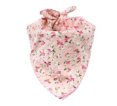 21X21 Floral Bandana, Soft Cotton, Viscose, Hair Wrapper, Scarf, Neckerchief