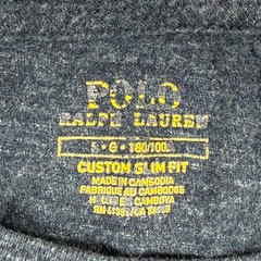Polo Ralph Lauren Shirt Large Blue Heather Long Sleeve Custom Slim Fit Men’s