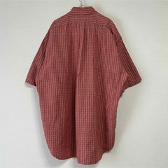 Ralph Lauren Polo BLAKE 80s-90s Vintage Short Sleeve Check Shirt Navy Japan