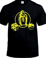 Gorilla Gym Weight Lifting workout T-shirt