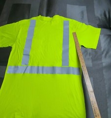 Industrial Grade Large-Tall Yellow High Vis T Shirt. Type R Class 2