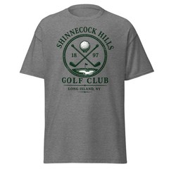 Shinnecock Hills Golf Club T Shirt Vintage Style Golf Tee Mens Dad Father Tee