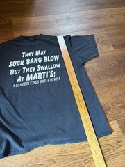 🤫 Vintage 90 Marti’s Novelty comedy Biker Graphic Tee