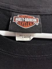HARLEY DAVIDSON Old School Rules Thunder In The Smokies Black T Shirt Large