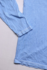 johnnie-O Long Sleeve Pocket Tee Men’s M Sky Blue Cotton Modal Blend