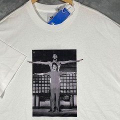 Adidas Originals Bruce Lee Kareem Abdul-Jabbar BL Icon Tee White Mens XL NEW