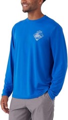 Hang Ten Men’s Long Sleeves Crew Neck SPF 50+ Sun T-Shirt