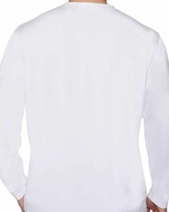 HANG TEN™ Mens’ 2XL ~ WHITE ~ Long Sleeve ~ Sun T-Shirt ~ UPF 50+ ~ Quick Dry
