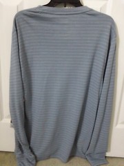 NWT Men’s Large C & C California Brand Striped Long Sleeve Henley Blue Shirt
