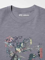 UNIQLO Ukiyo-E Dark Fantasy Museum of Fine Arts Boston Men’s Graphic Tee Gray M