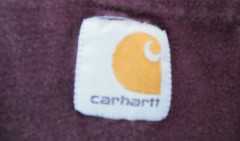 Men L Carhartt T-Shirt Short Sleeve Chest Pocket 100% Cotton Machine Wash