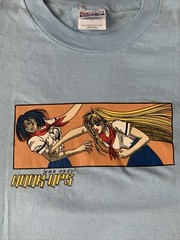 Vintage 1994 Hook-Ups Battle School Anime T-Shirt Jeremy Klein Size Large